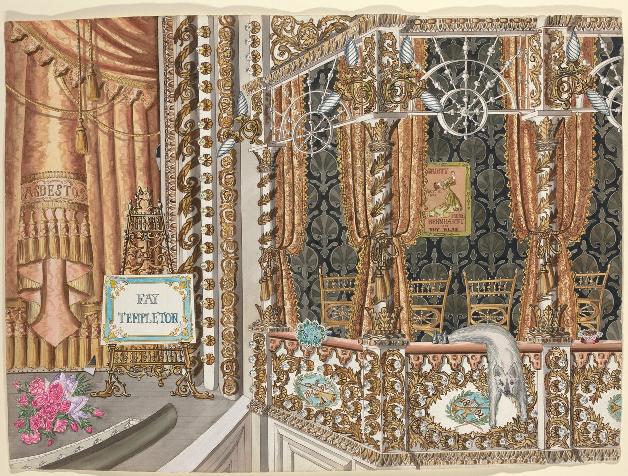 Pudełko teatralne, 1892 autorstwa Perkins Harnly