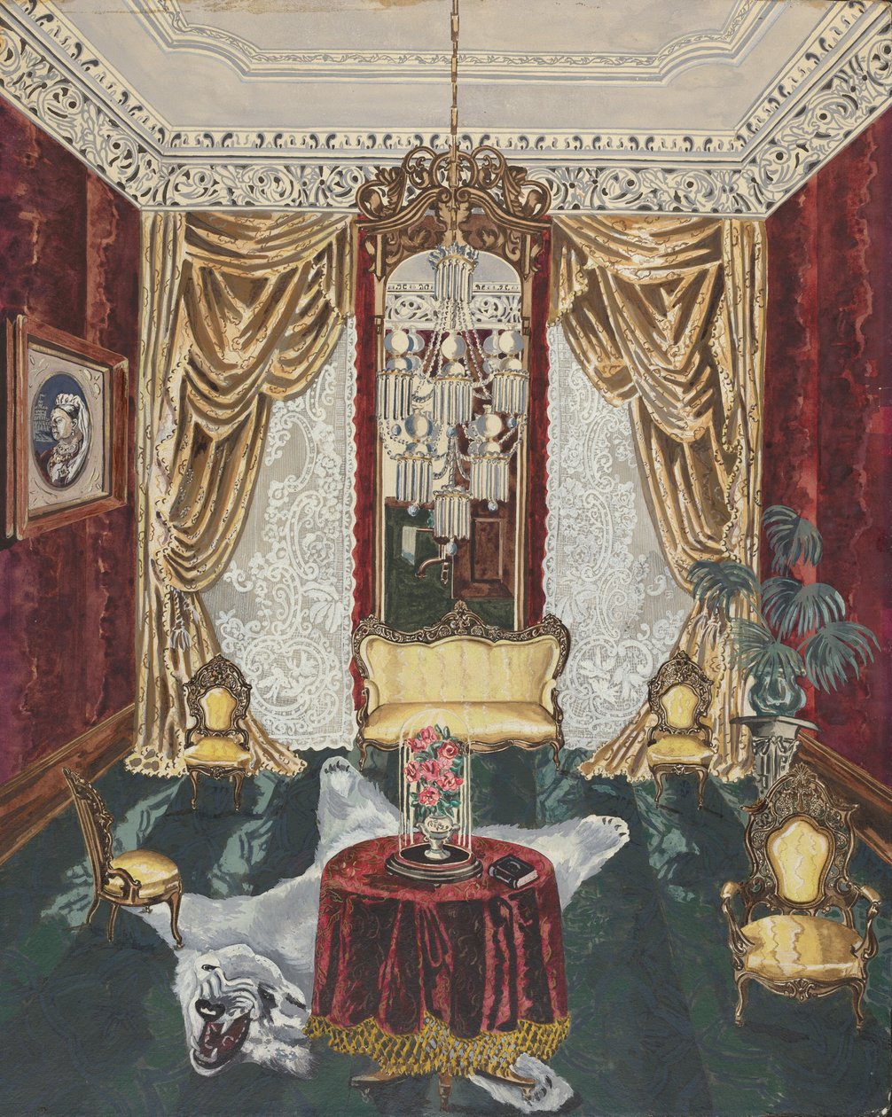 Salonik w kamienicy, 1869, 19351942. autorstwa Perkins Harnly