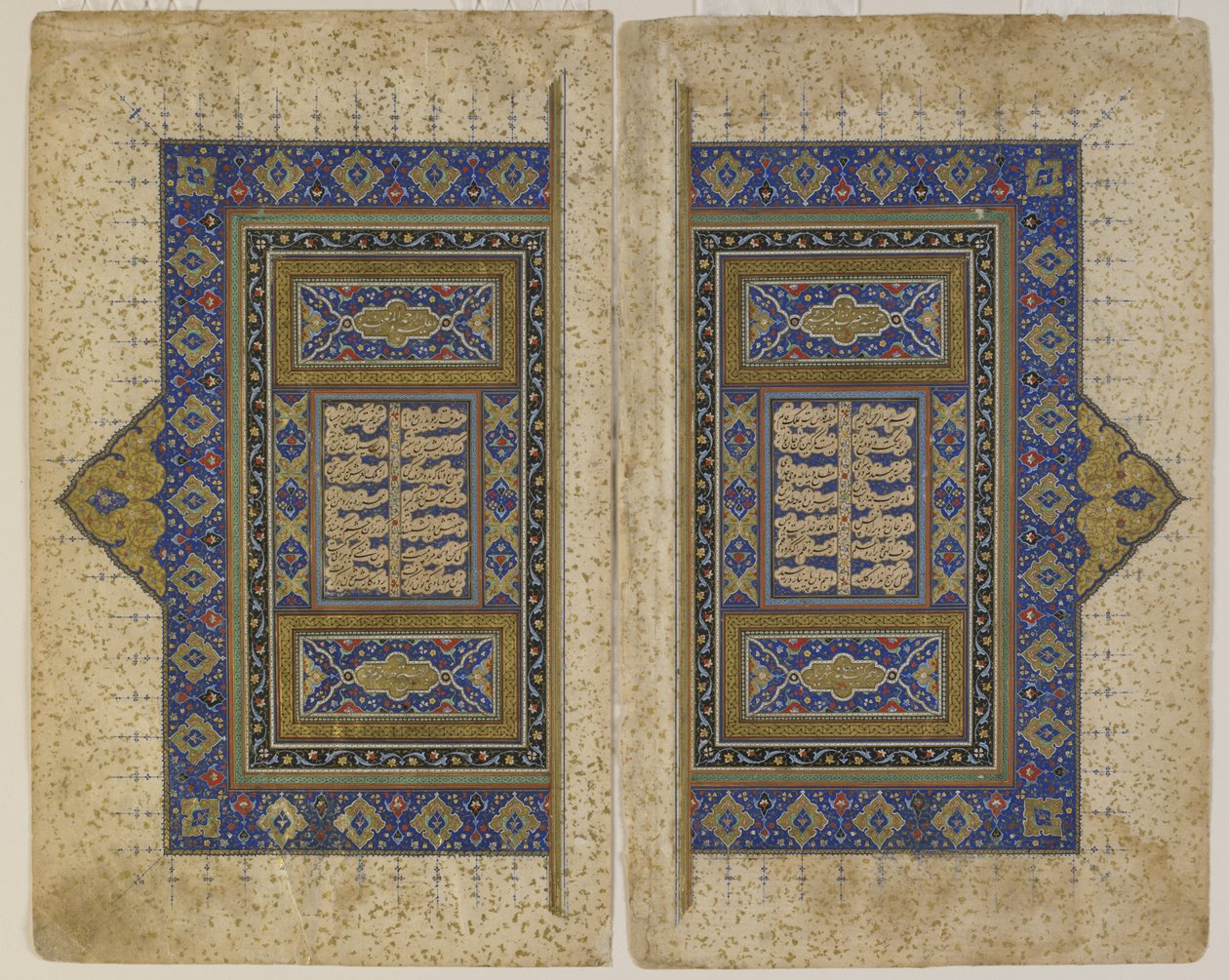 Frontyspis z Khamsy (kwintet) autorstwa Persian School