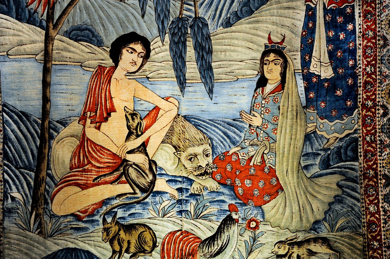Lilia, kiedy jest szalona autorstwa Persian School