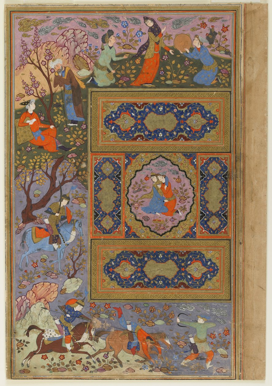 Para kochanków, ok.1590-1610 autorstwa Persian School