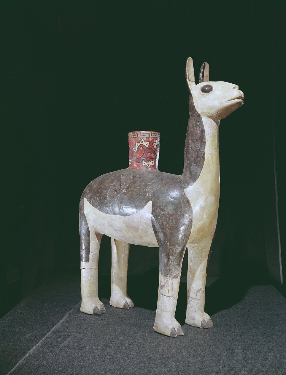 Naczynie z wizerunkiem lamy, kultura Nazca (ceramika) autorstwa Peruvian School