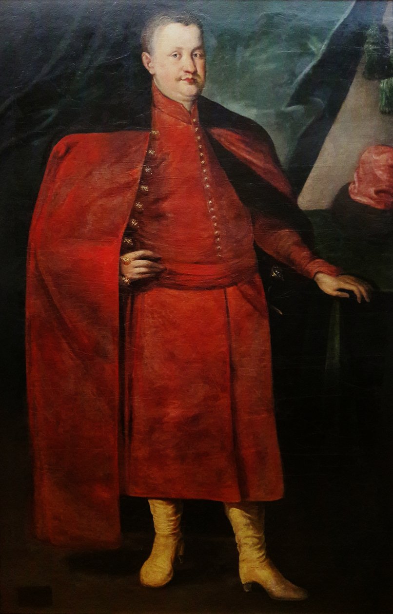 Portrait of Władysław Dominik Zasławski-Ostrogski in Polish costume. autorstwa Peter Danckerts de Rij