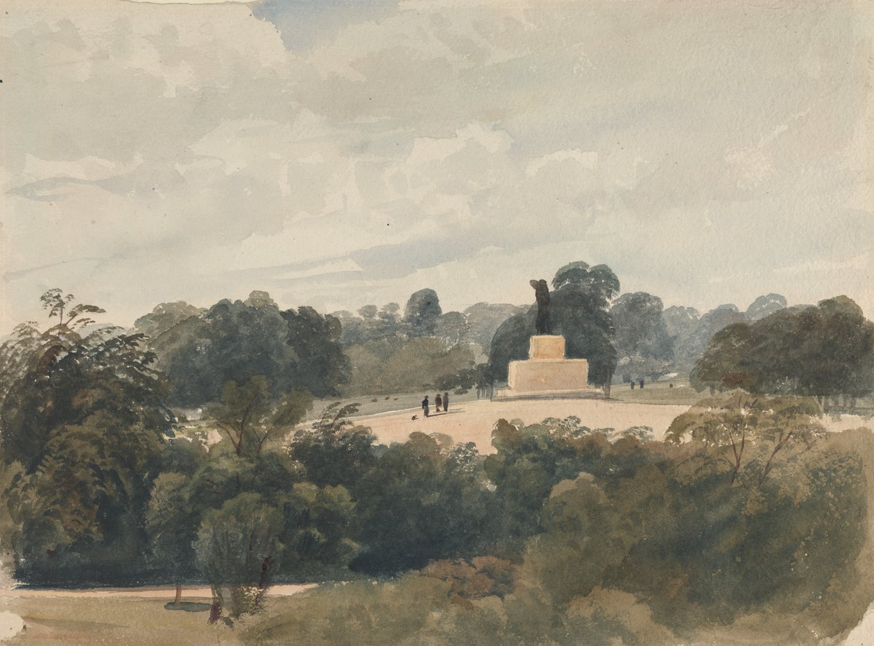 Statua Achillesa, Hyde Park, Londyn autorstwa Peter de Wint