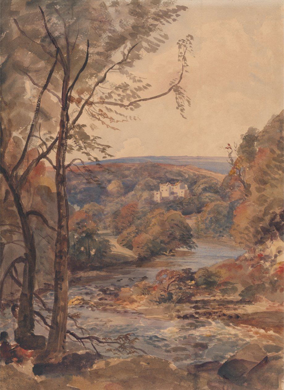 Barden Tower, Yorkshire autorstwa Peter de Wint