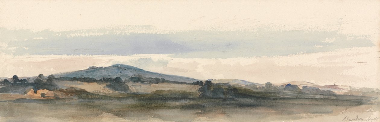 Wzgórze Bardon, las Charnwood, Leicestershire autorstwa Peter de Wint