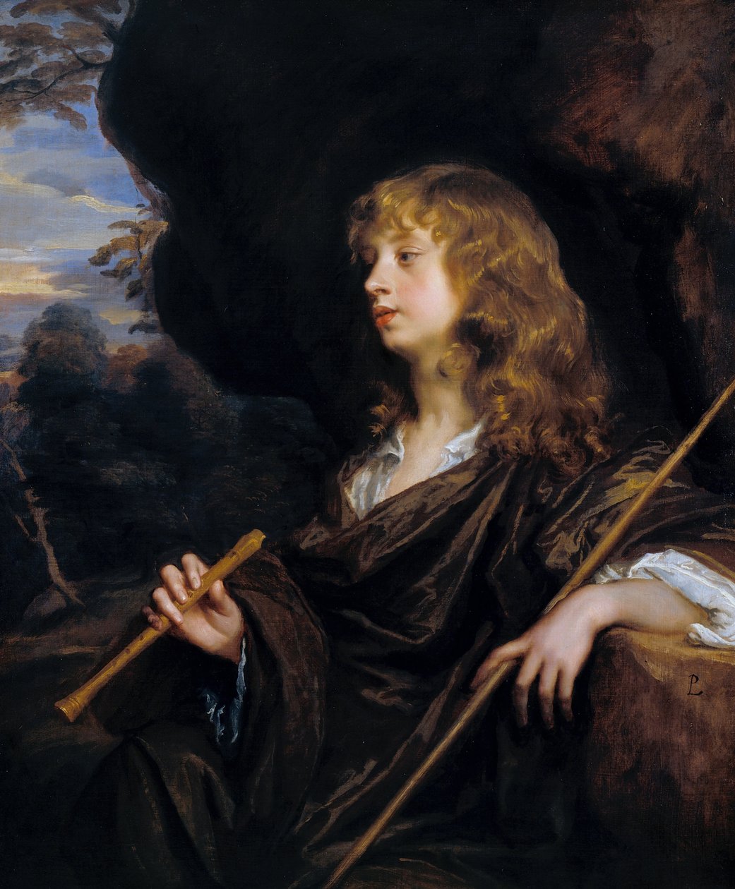 Chłopiec jako pasterz autorstwa Peter Lely