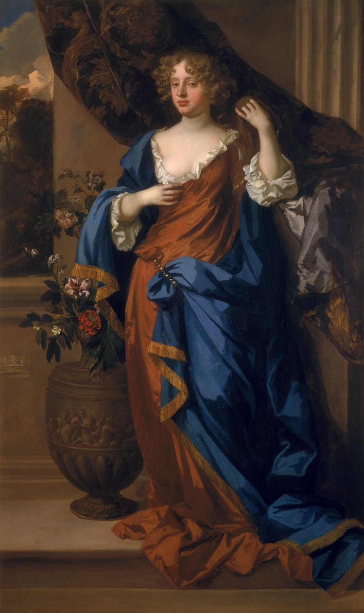 Jane Bickerton, księżna Norfolk, ok. 1677 r. autorstwa Peter Lely