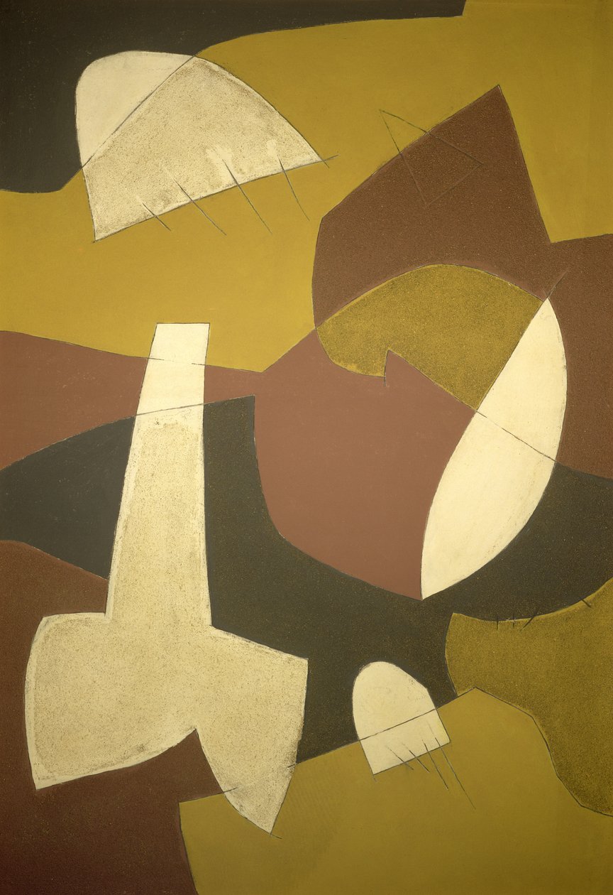 Śpiąca Madonna, 1997 (akryl i piasek na drewnie) autorstwa Peter McClure