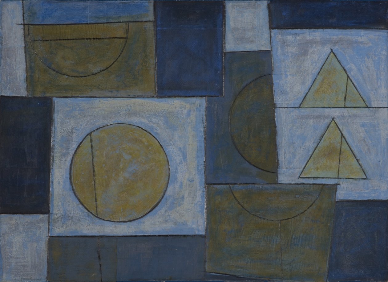 Uctio No.10 Lamorna, 2002 (kolaż i akryl) autorstwa Peter McClure