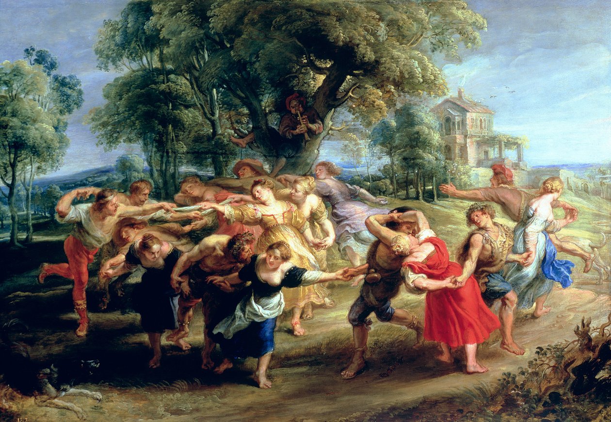 Taniec chłopski, 1636-40 autorstwa Peter Paul Rubens