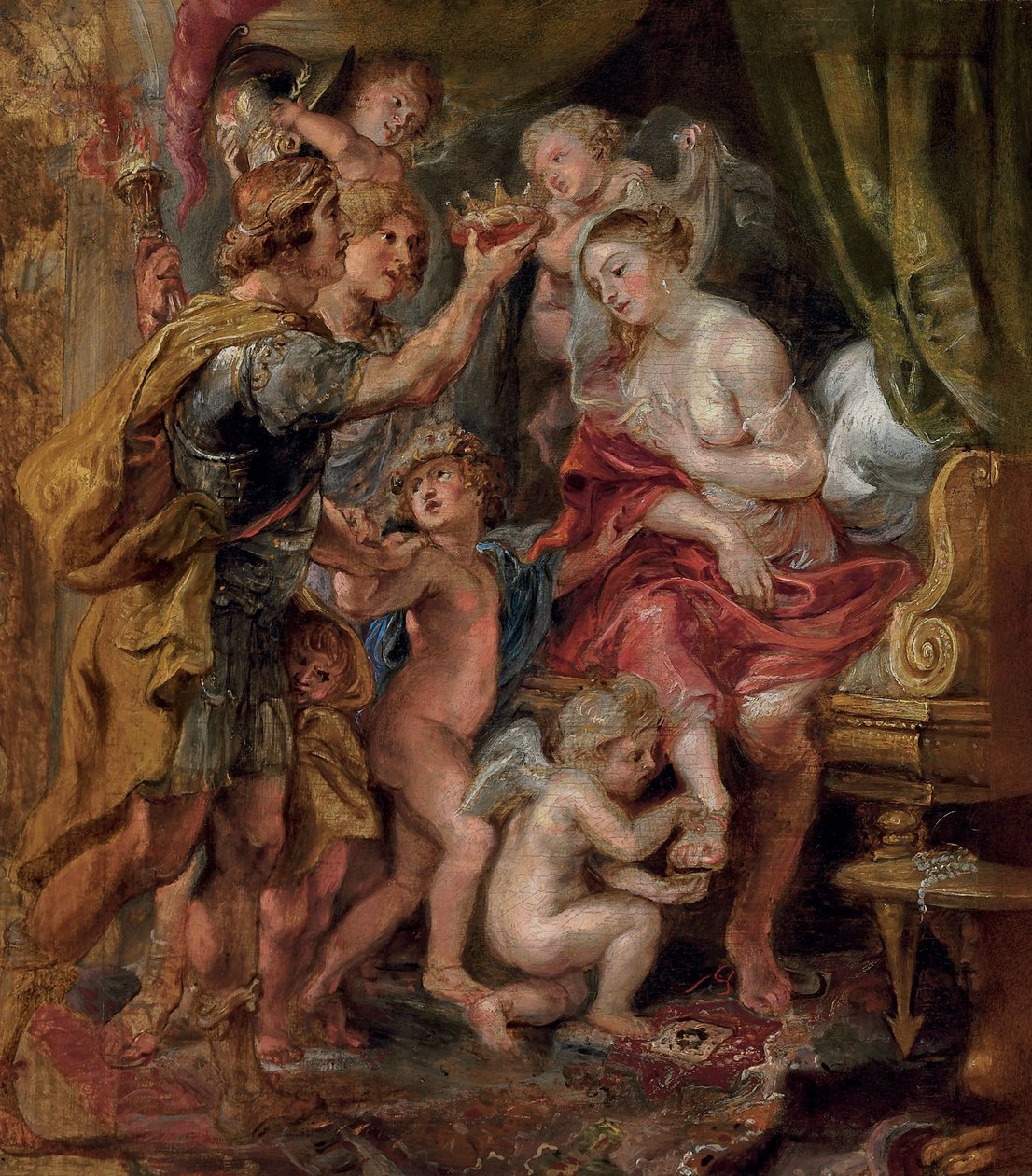 Aleksander i Roksana autorstwa Peter Paul Rubens