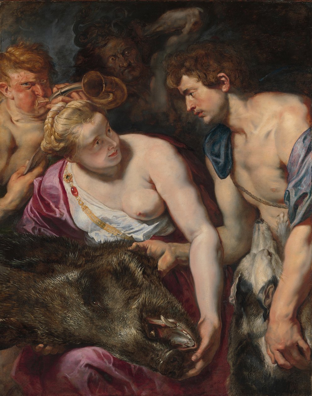 Atalanta i Meleager, c.1616 autorstwa Peter Paul Rubens