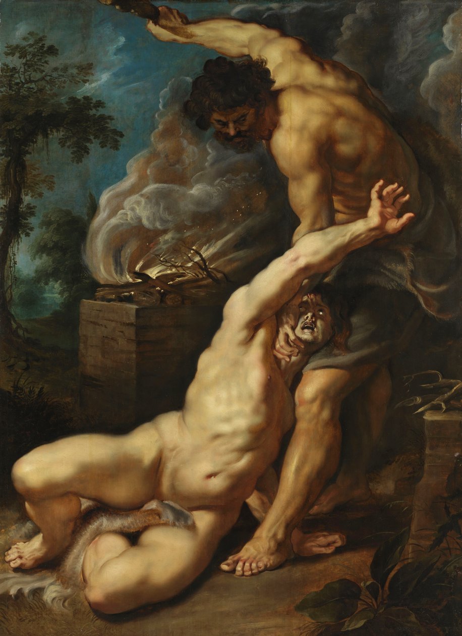 Kain zabija Abla autorstwa Peter Paul Rubens