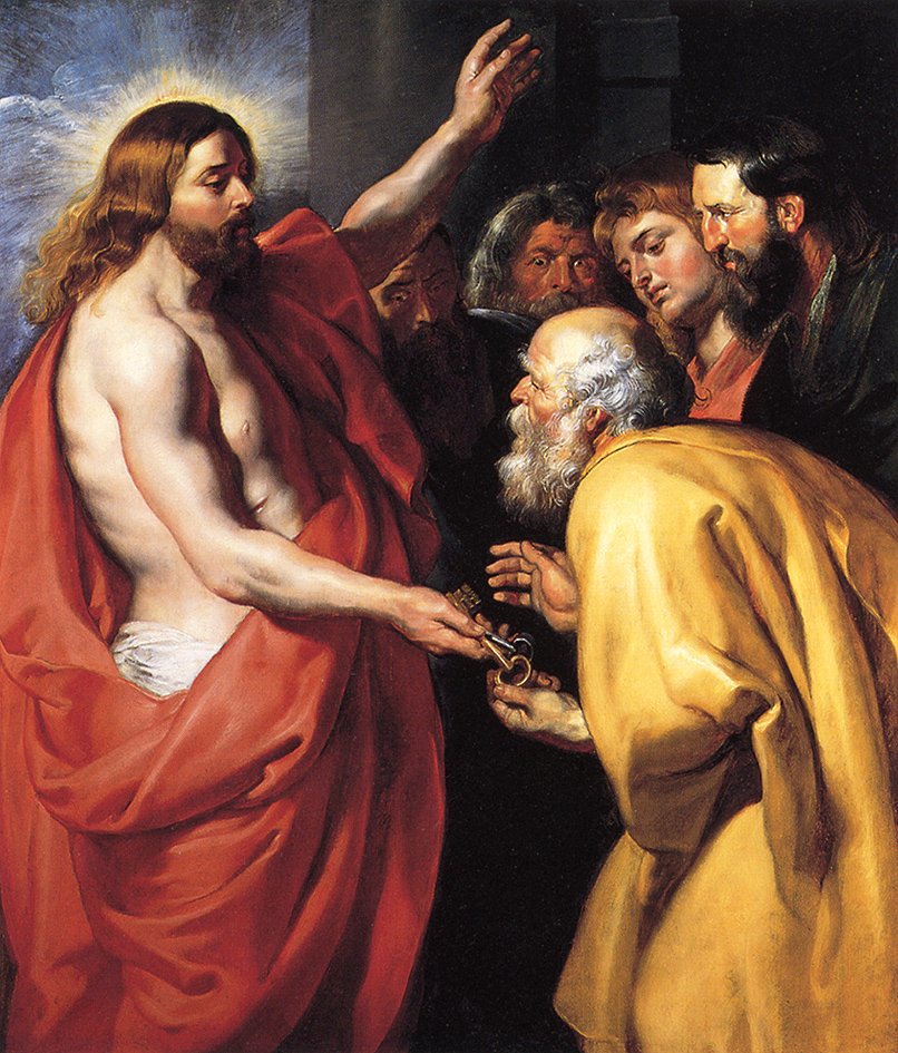 Chrystus oddając klucze św. Piotrowi autorstwa Peter Paul Rubens