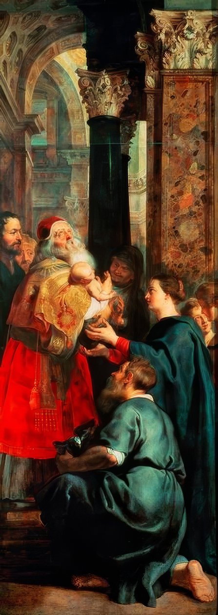 Ofiarowanie Chrystusa w świątyni autorstwa Peter Paul Rubens