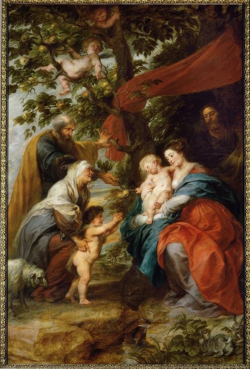 Święta Rodzina pod jabłonią autorstwa Peter Paul Rubens