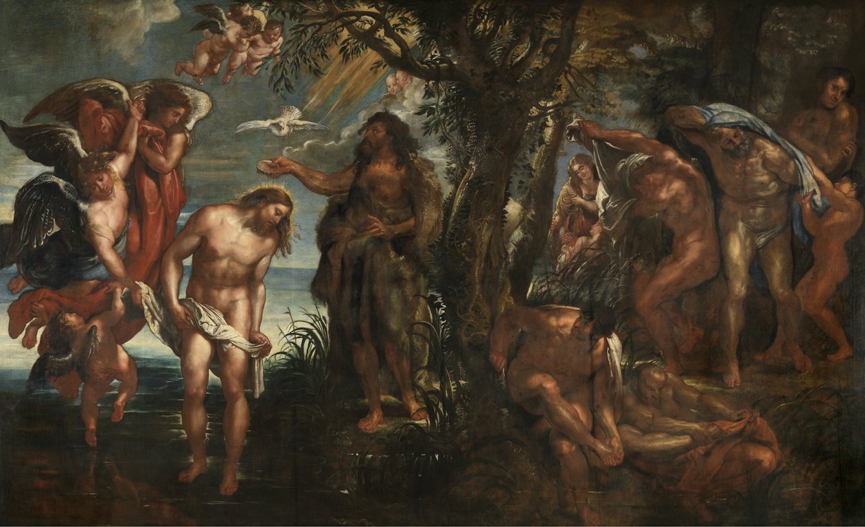 Chrzest Chrystusa autorstwa Peter Paul Rubens