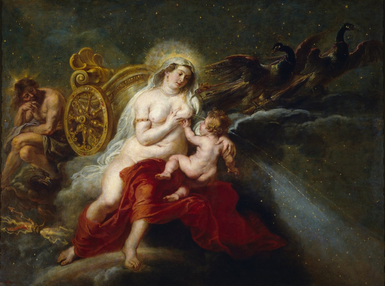 Narodziny Drogi Mlecznej autorstwa Peter Paul Rubens