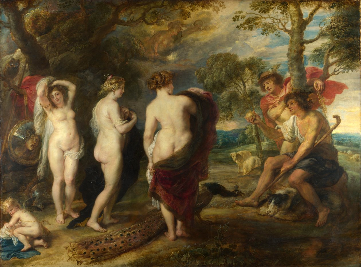 Wyrok Paryża autorstwa Peter Paul Rubens