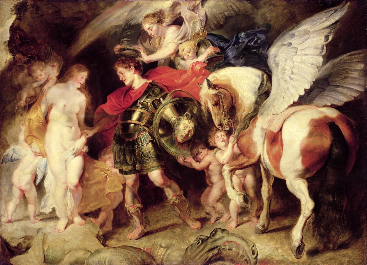 Perseusz uwalniający Andromedę, ok. 1620 r. autorstwa Peter Paul Rubens