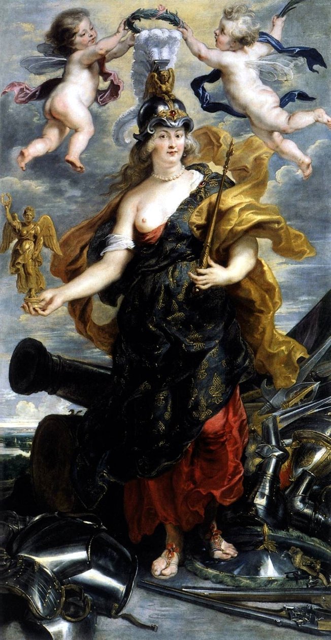 Portret Marii de Medici jako triumfującej królowej lub Portret Marii de Medici jako Bellona autorstwa Peter Paul Rubens