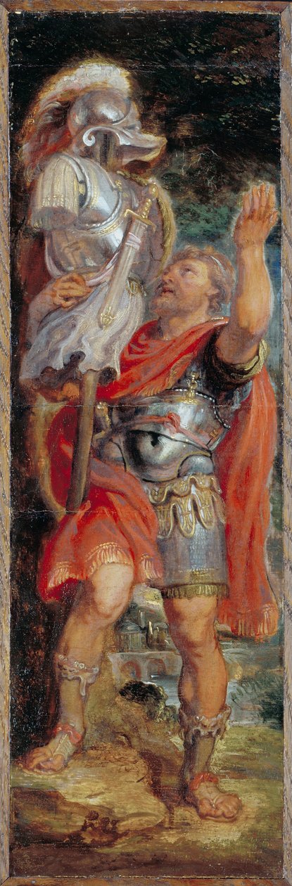 Romulus zakładający trofeum autorstwa Peter Paul Rubens