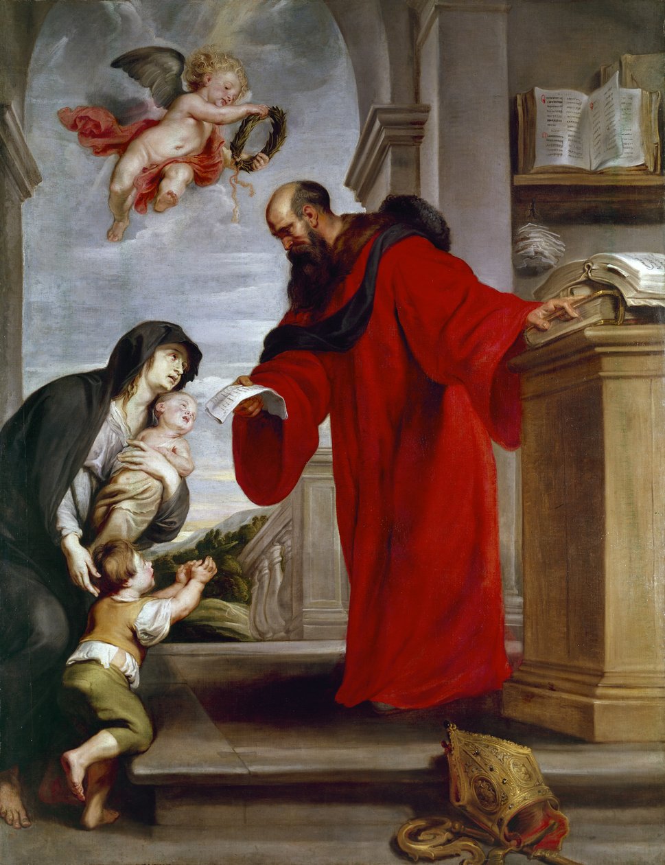 Święty Ives z Treguier, 1615 autorstwa Peter Paul Rubens