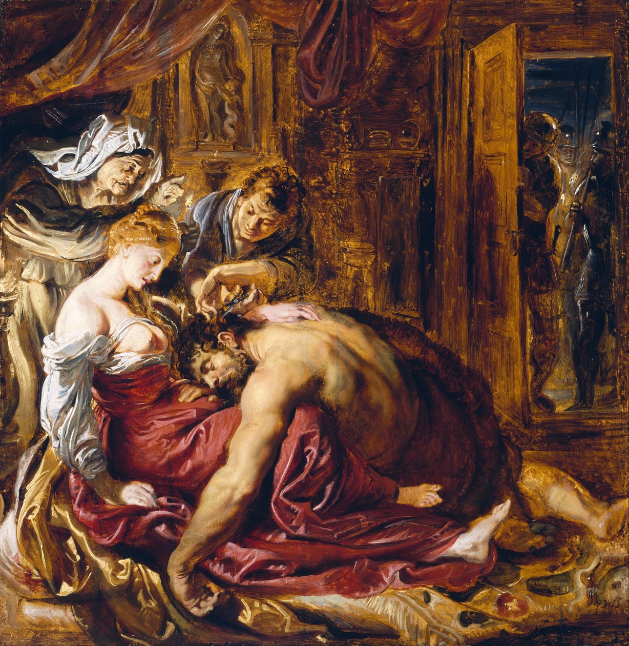 Samson i Dalila autorstwa Peter Paul Rubens