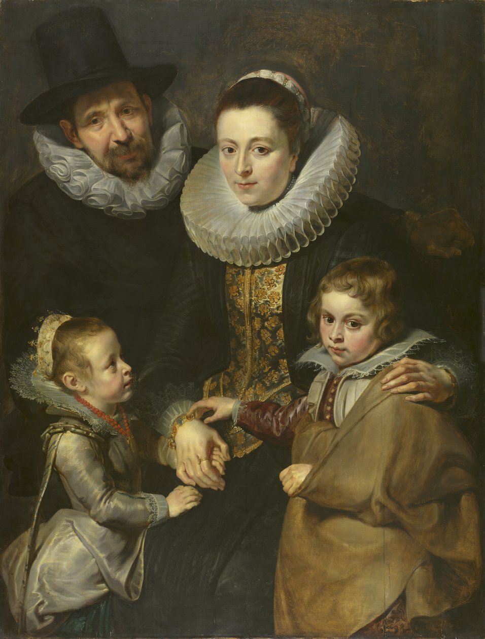 Rodzina Jana Bruegla Starszego, ok. 1612-13 (panel) autorstwa Peter Paul Rubens