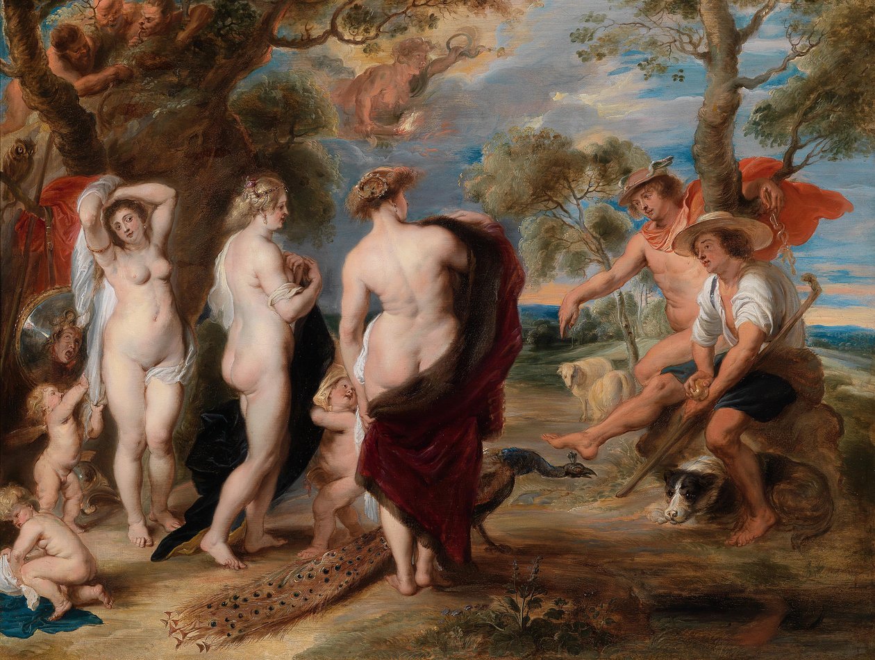 Wyrok Paryża autorstwa Peter Paul Rubens