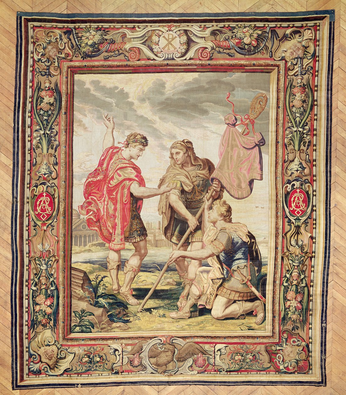 Labarum, przed 1663 (gobelin) autorstwa Peter Paul Rubens