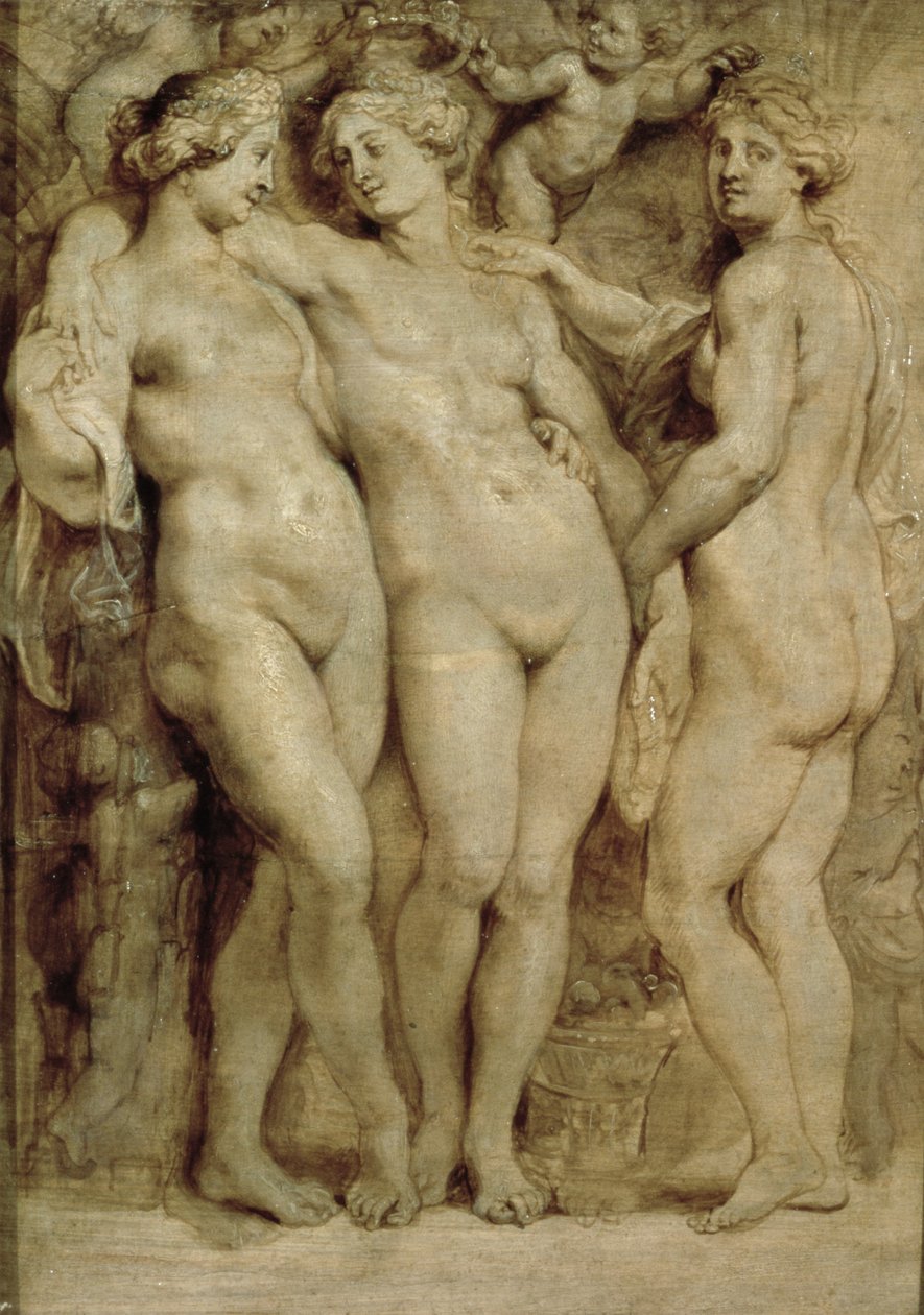 Trzy Gracje autorstwa Peter Paul Rubens