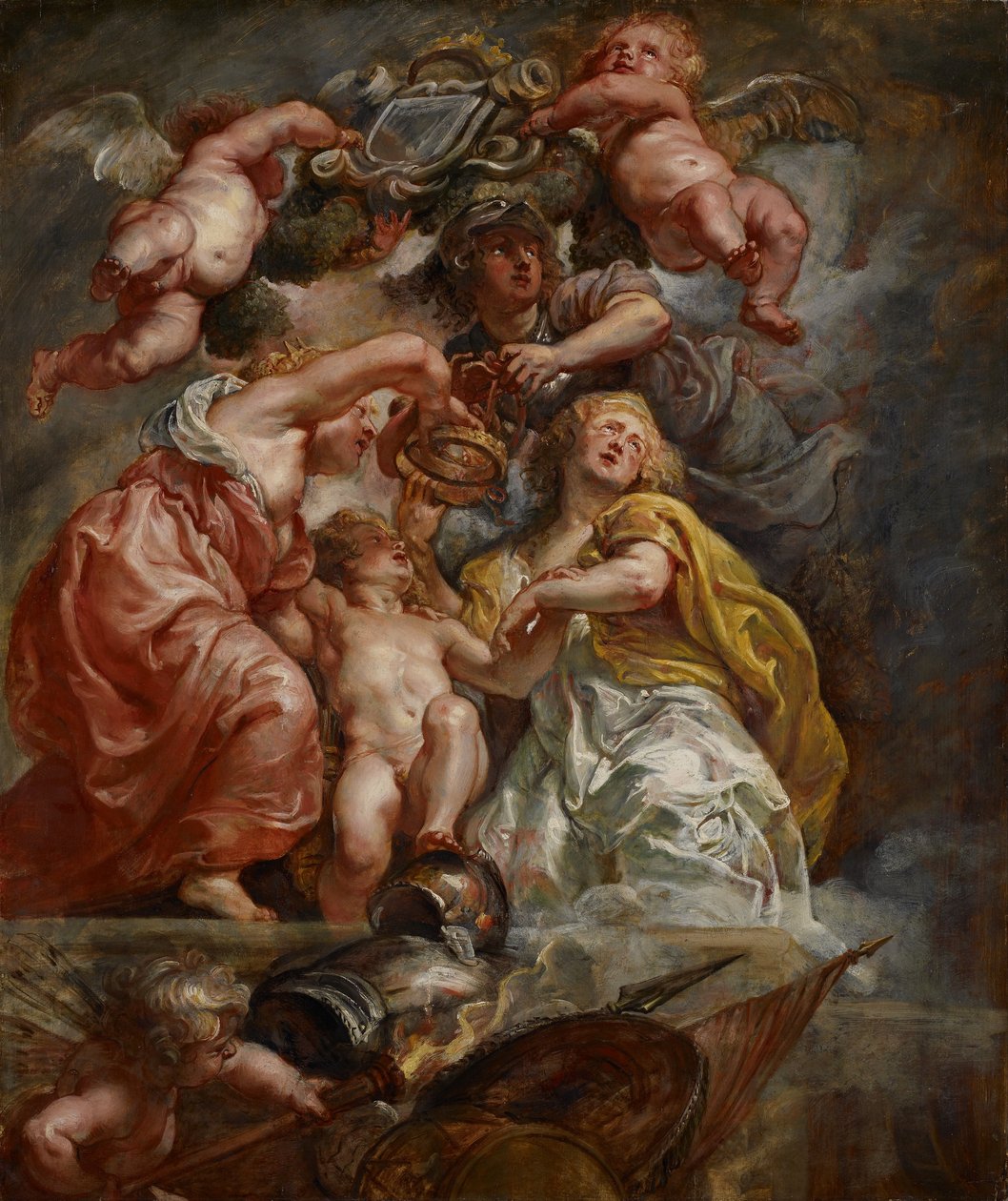 Unia Anglii i Szkocji (Karol I jako książę Walii) autorstwa Peter Paul Rubens