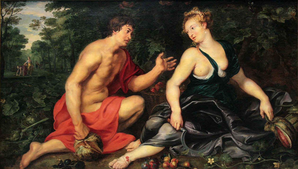Vertumnus i Pomona autorstwa Peter Paul Rubens