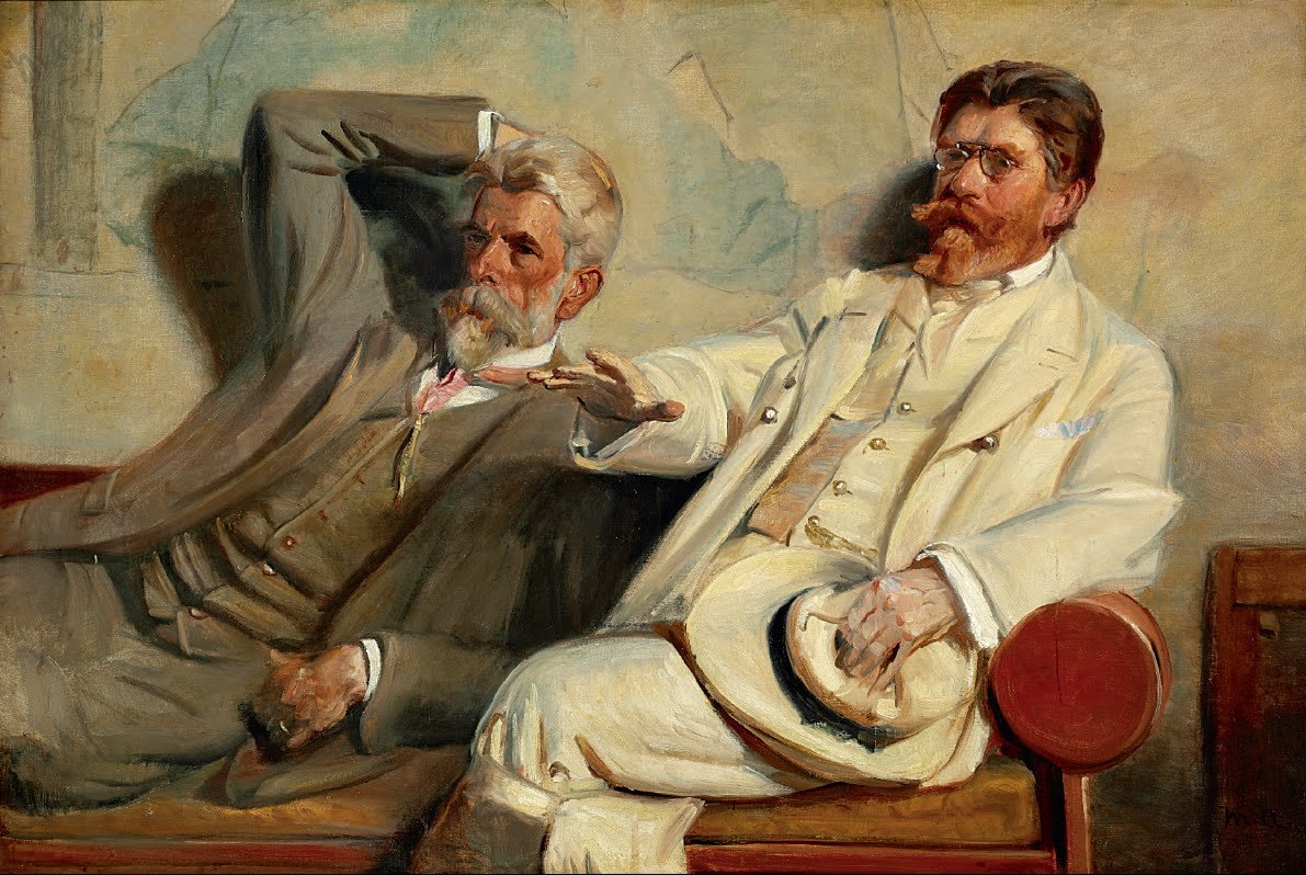 Krytycy sztuki autorstwa Peder Severin Krøyer