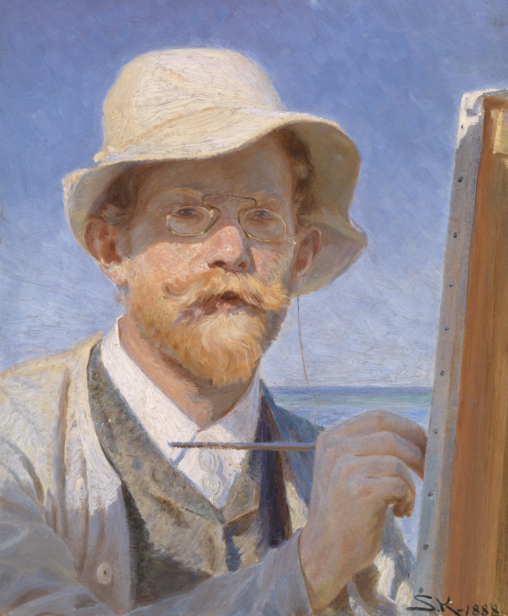 Autoportret autorstwa Peder Severin Krøyer