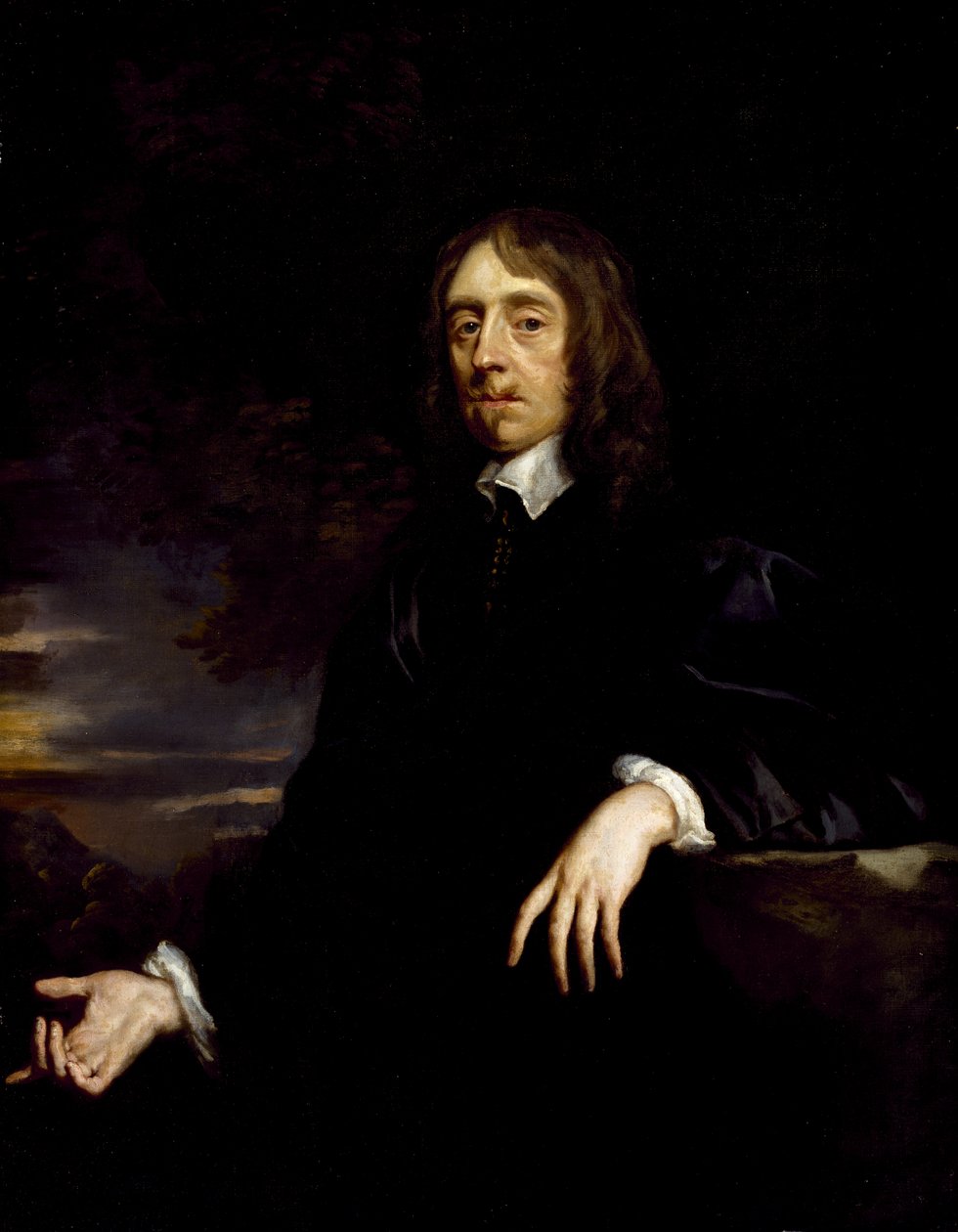 Portret dżentelmena, 1640-1650 autorstwa Peter Lely