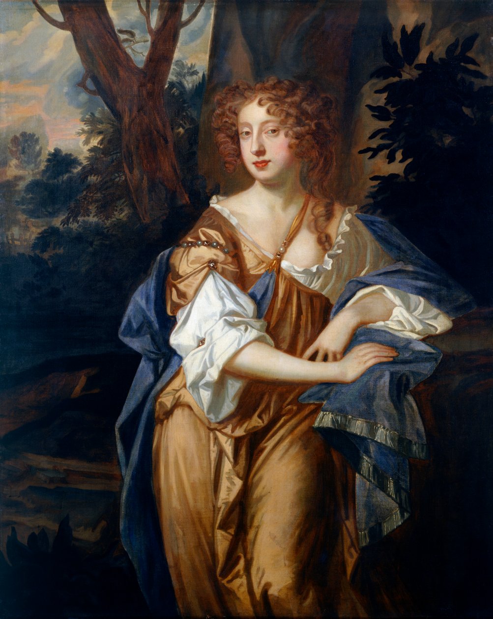 Susan Armine (olej na płótnie) autorstwa Peter (after) Lely