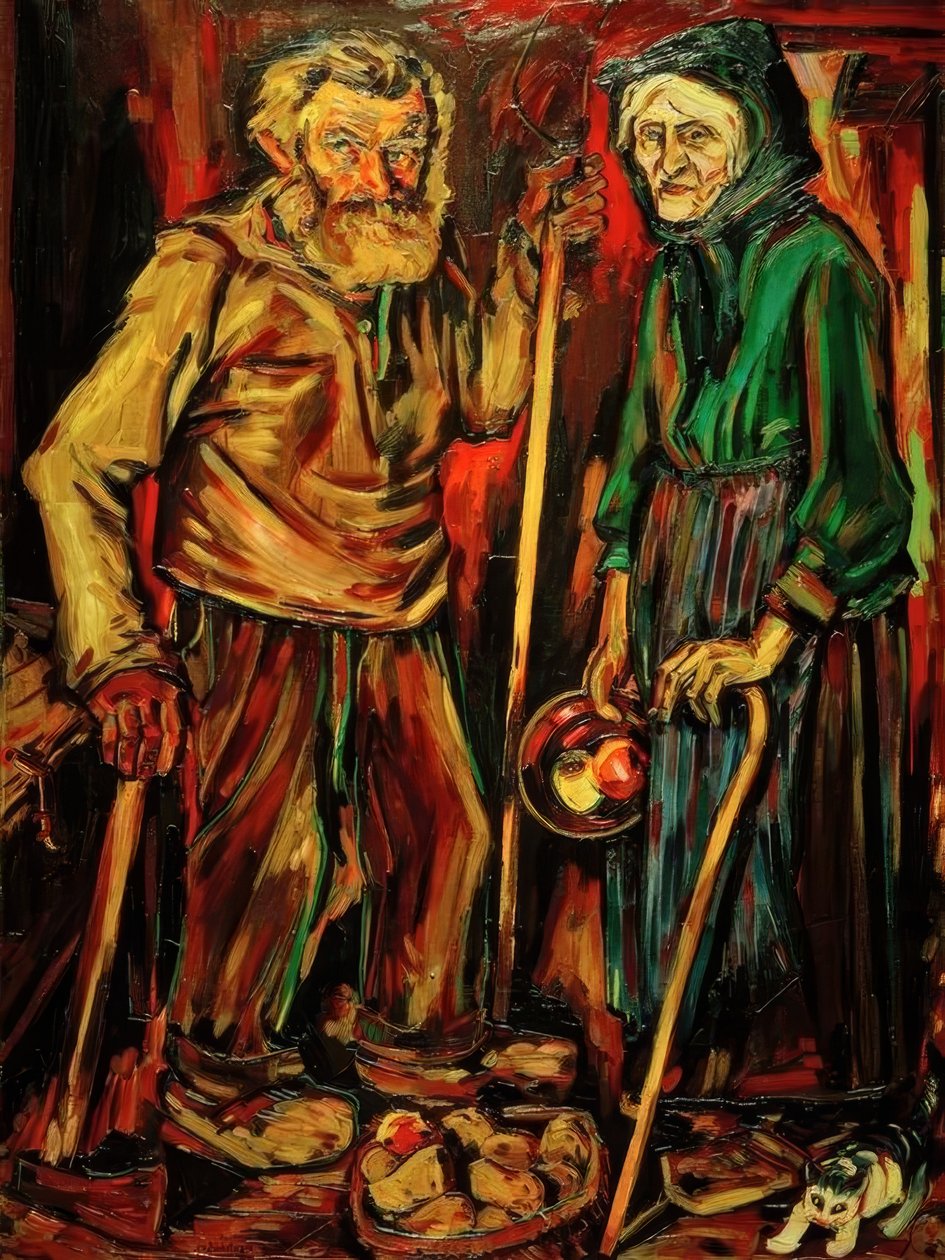 Moi rodzice autorstwa Peter August Böckstiegel