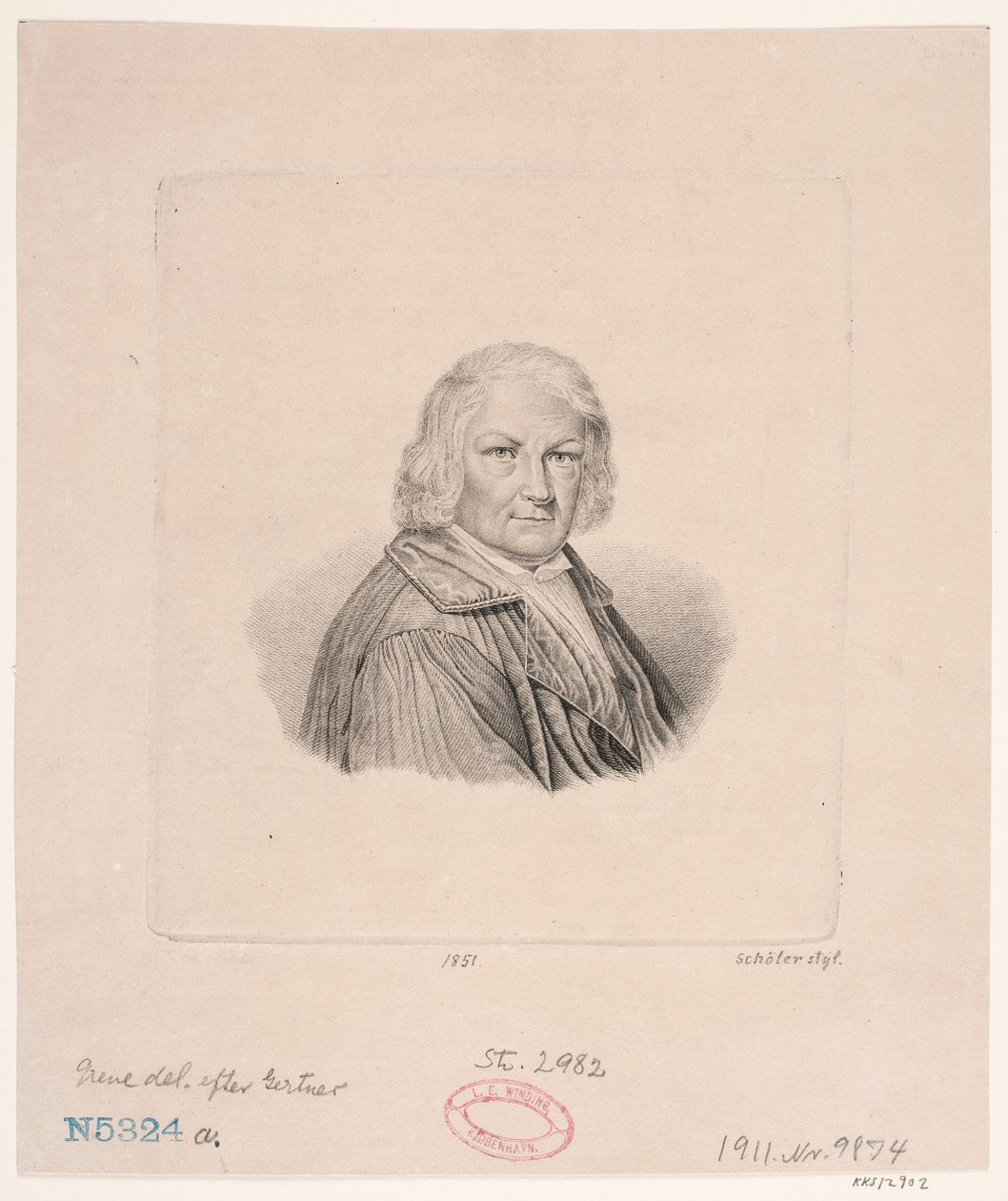 Thorvaldsen autorstwa Peter Christian Schøler