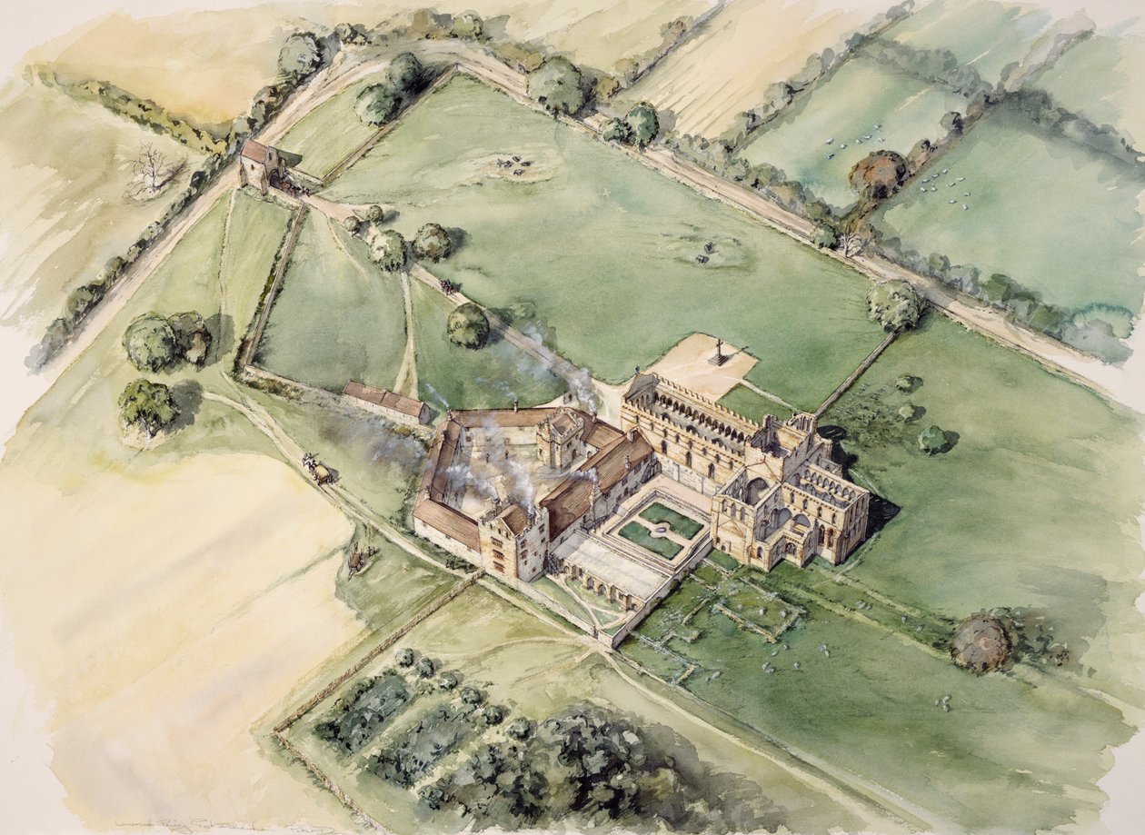 Klasztor Lanercosta, Cumbria, c1996-c2006 autorstwa Peter Dunn