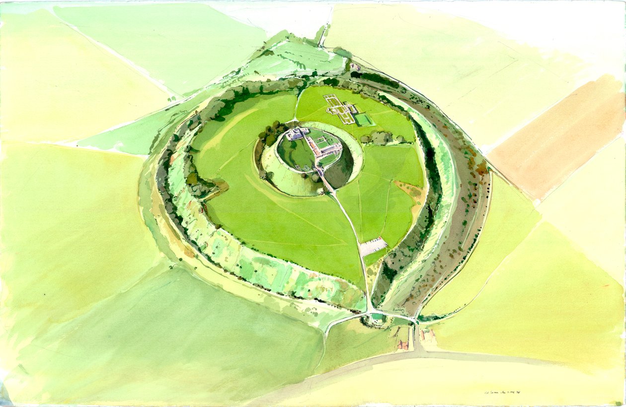 Stare Sarum, c2010 autorstwa Peter Dunn