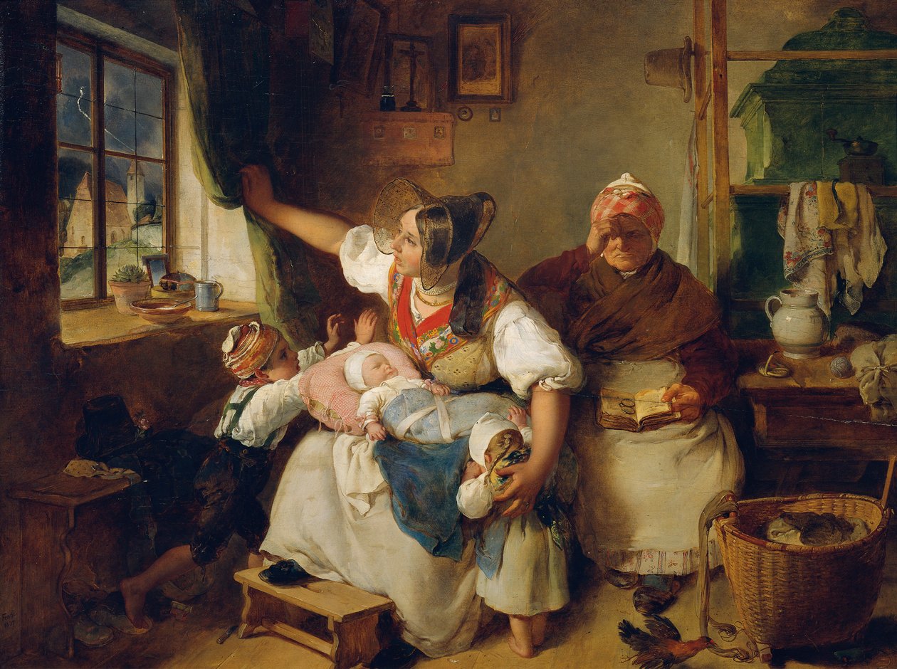 Burza, 1837. autorstwa Peter Fendi