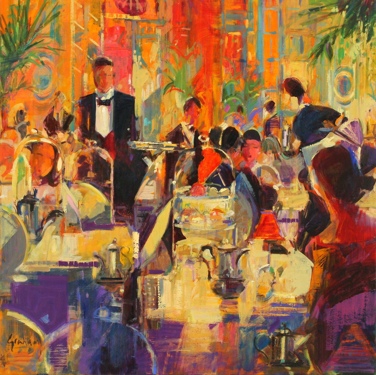 Popołudnie w Ritz autorstwa Peter Graham (Contemporary)