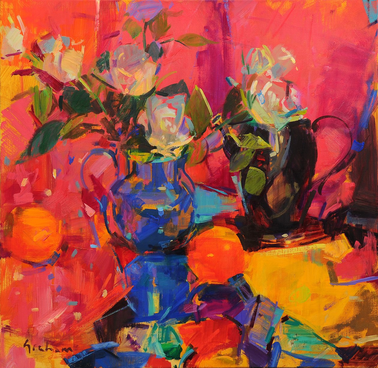 Niebieski i różany autorstwa Peter Graham (Contemporary)