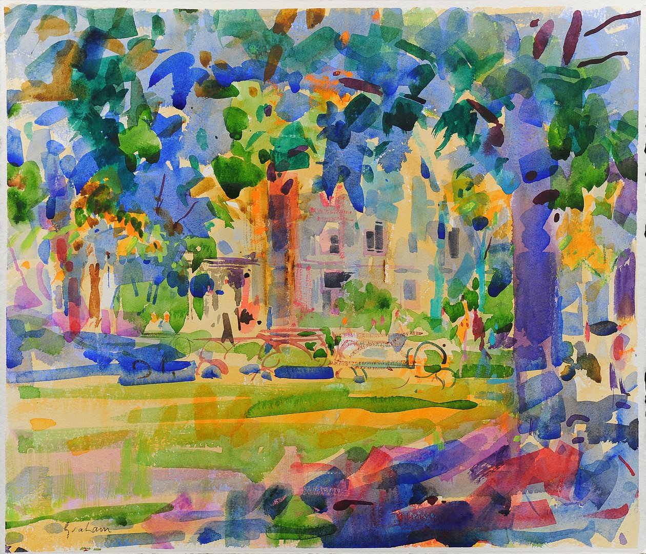 Cedar Hill Manhattan autorstwa Peter Graham (Contemporary)