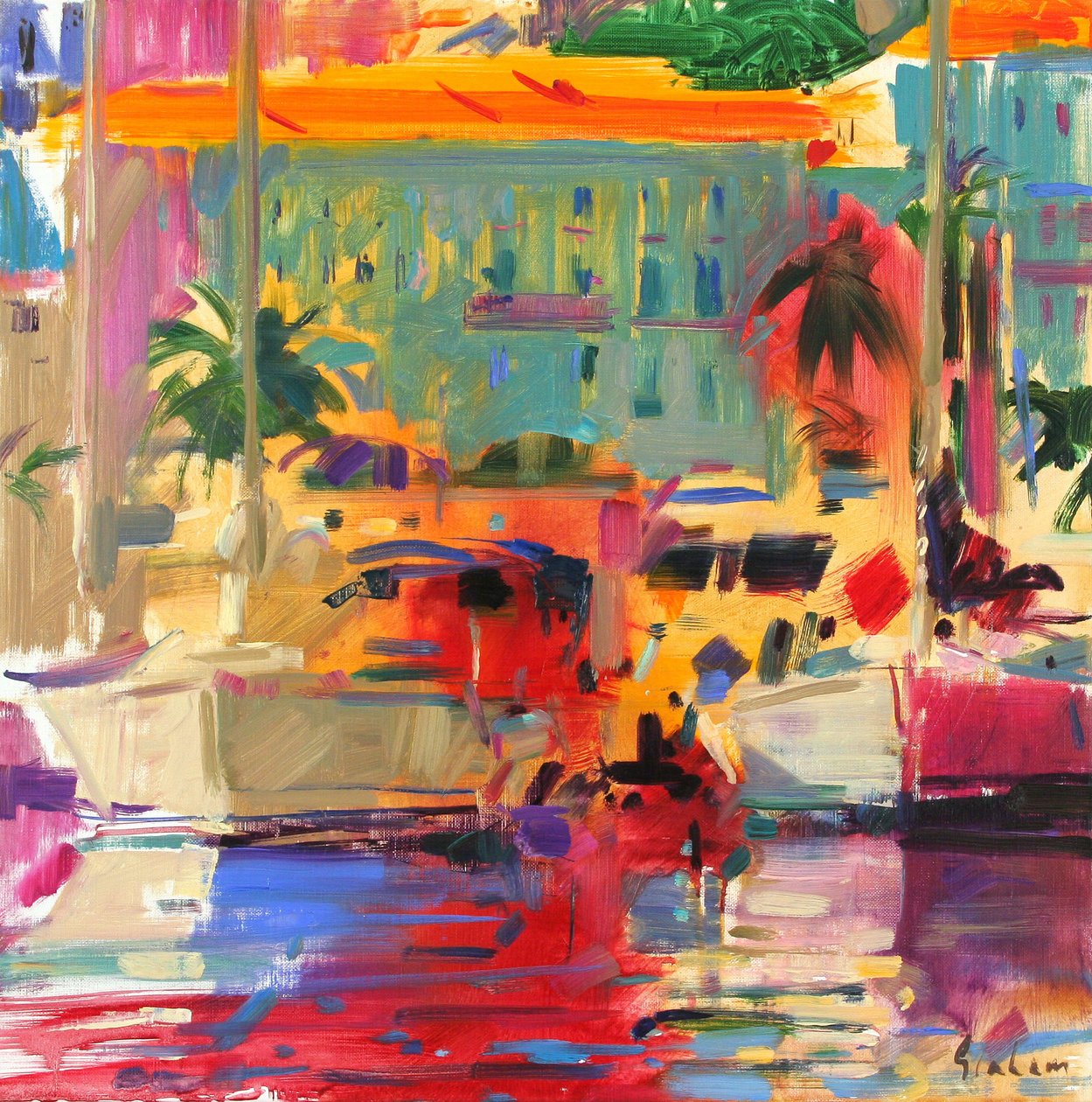 Światło portowe, 2012 autorstwa Peter Graham (Contemporary)