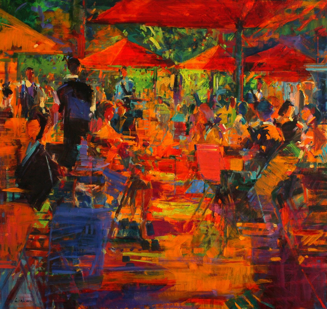 Grand Cafe, 2011 autorstwa Peter Graham (Contemporary)