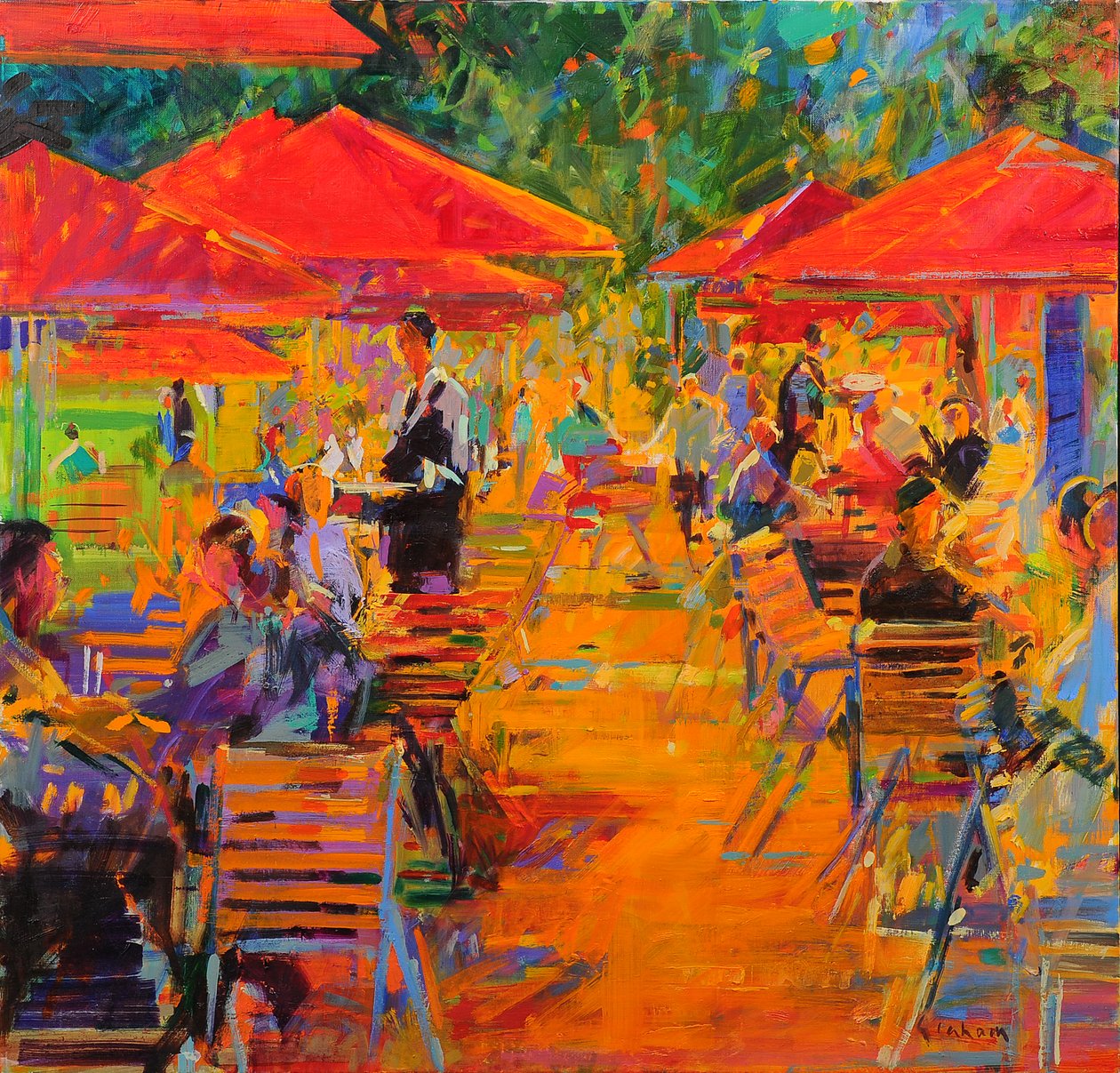 Ogród Tuileries autorstwa Peter Graham (Contemporary)
